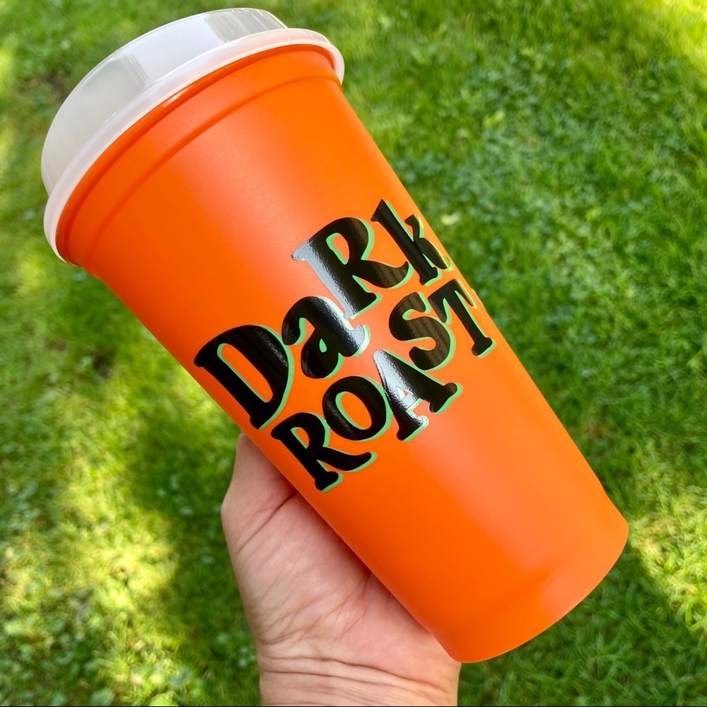 STARBUCKS Travel Hot Cup with Glow in the Dark Lid